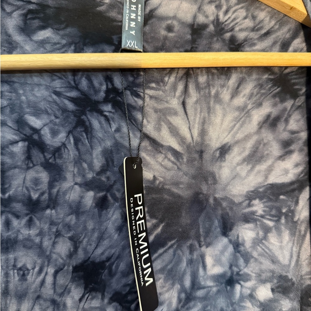 By Johnny Purple Tie-Dye Robe - Picture 3 of 3